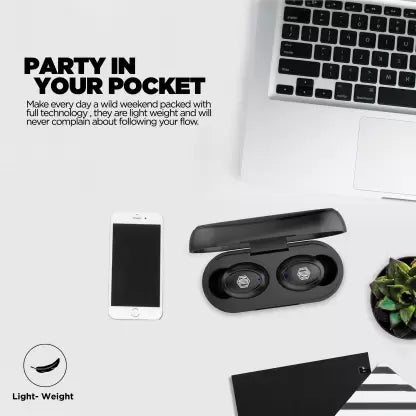 Nu Republic Flo Bluetooth Headset (Black, True Wireless) Nu Republic Flo Bluetooth Headset (Black, True Wireless)